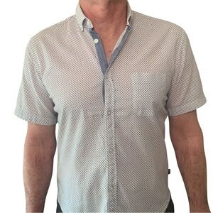 HUGO BOSS Reed Slim Fit Shirt Modern Essential Short Sleeve Button Down Cotton